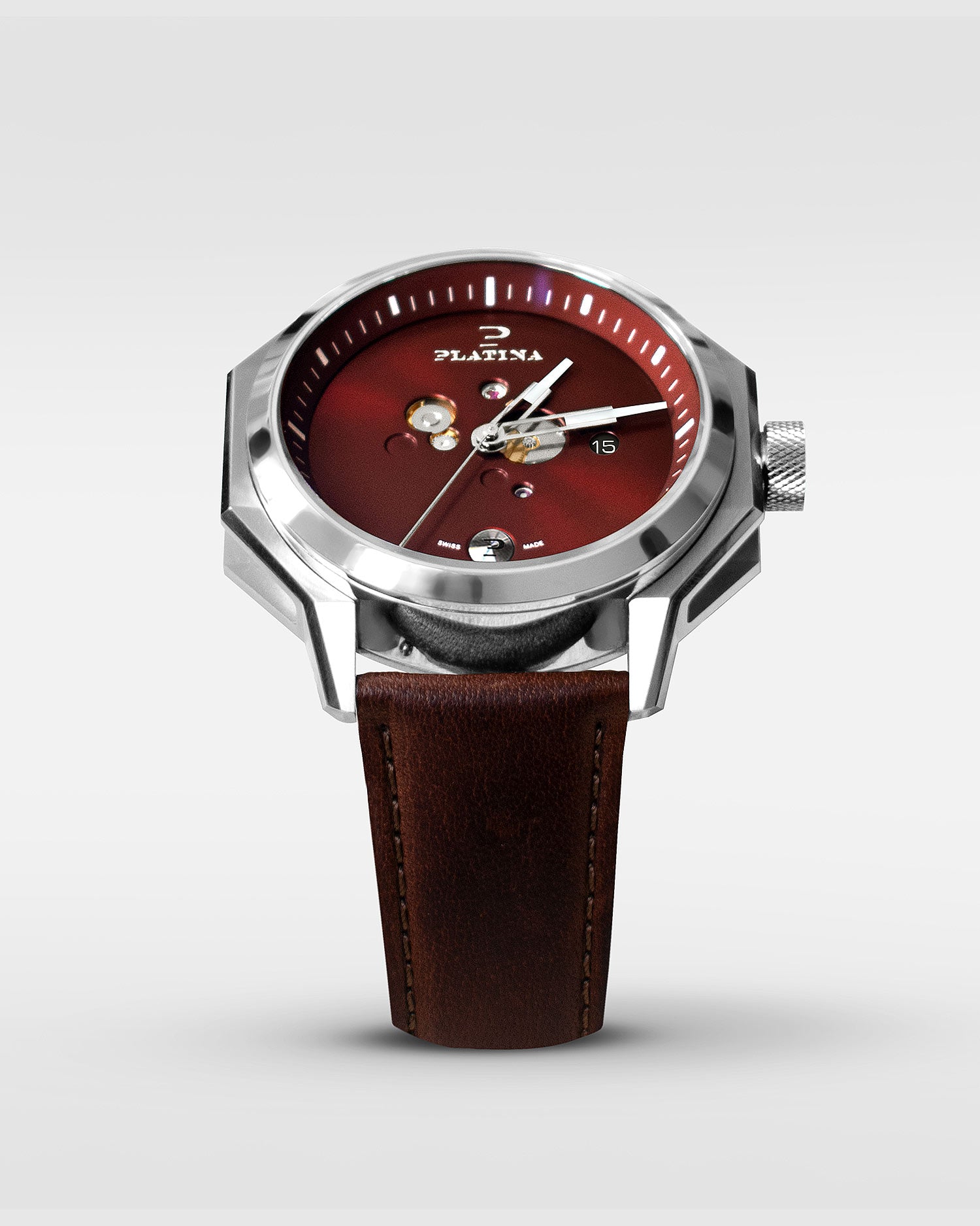 Unbroko C1 Bullet - 44mm red – Platina Watch & Co
