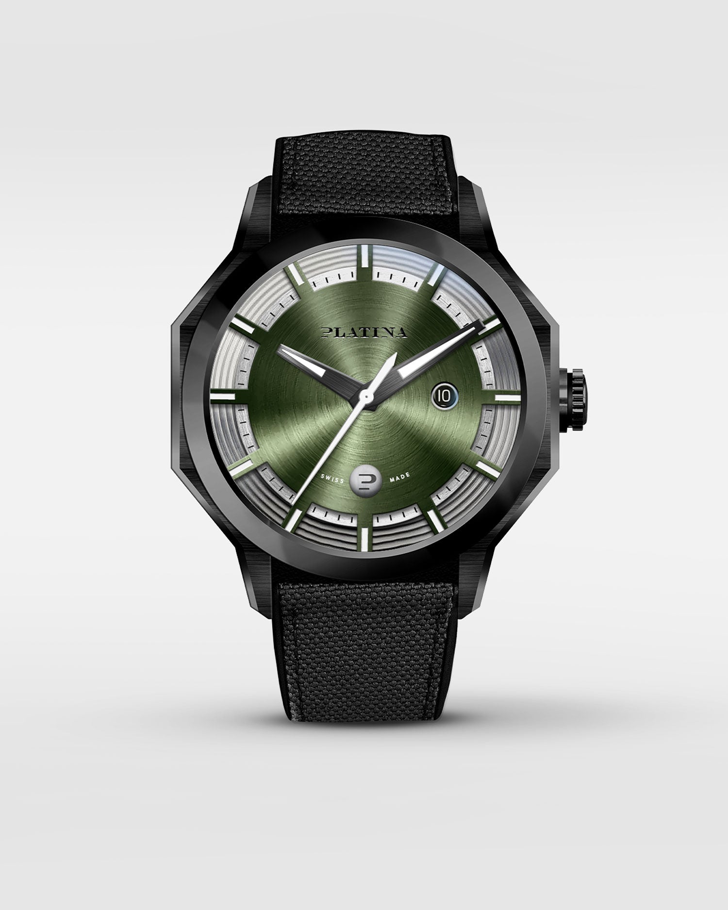 Unbroko C3 Day to Night Anthracite - 42mm green – Platina Watch & Co