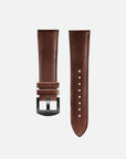 Brown Leather strap - pin buckle anthracite