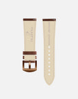 Brown Leather strap - pin buckle rust